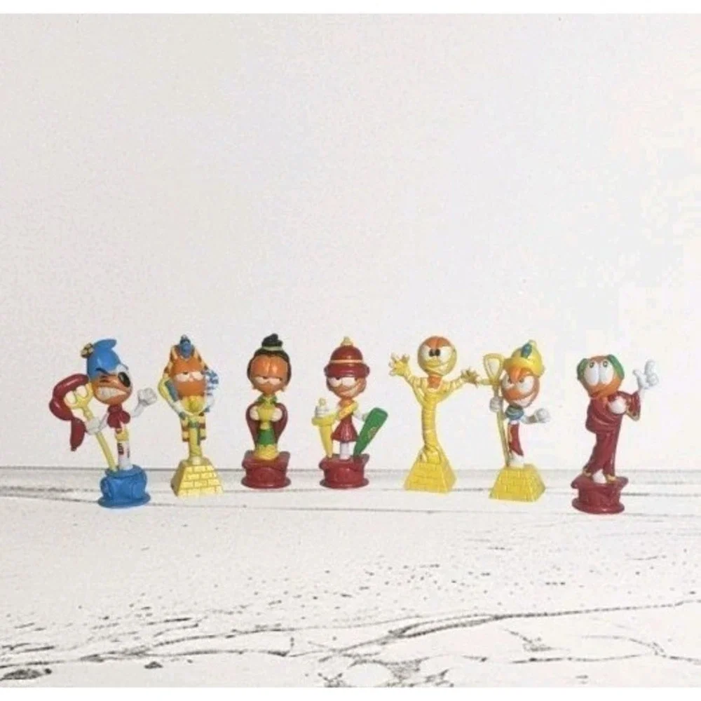 90s Chupa Chups Figures Parchisi Replacement Game Pieces Spain Set Of 7 Vtg 1998